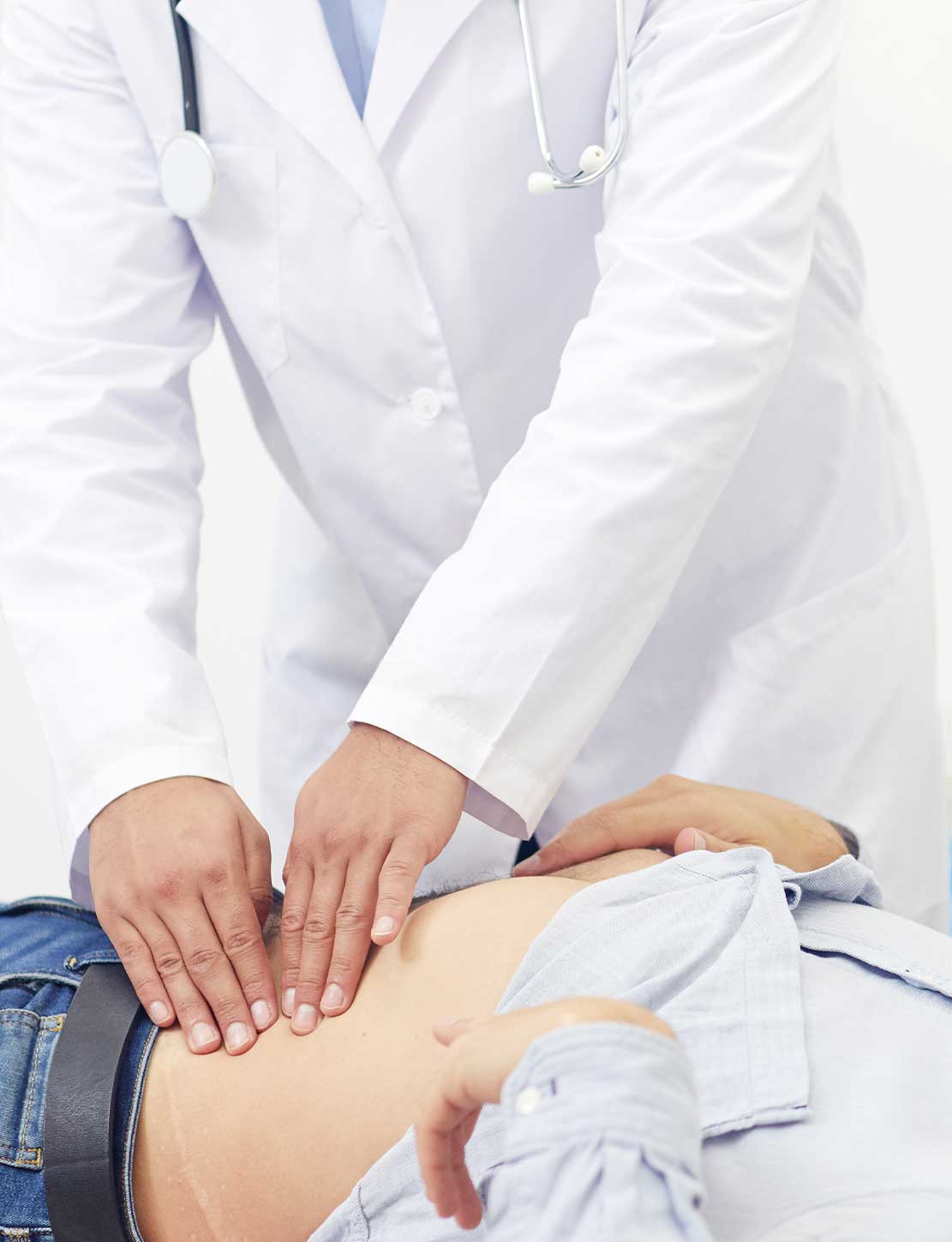 Doctor checking patient